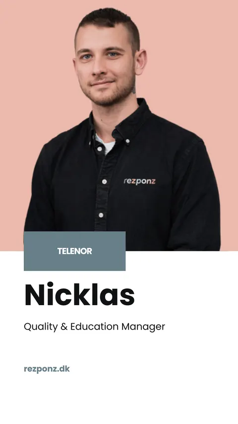 Nicklas — Quality & Education Manager, TELENOR